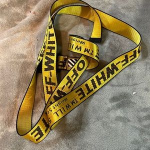 Authentic Off white industrial belt